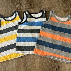 Garanimals Kids Tank Tops - Yellow, Blue, and Orange Stripes